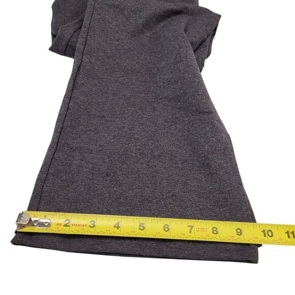 Women Bootcut Yoga High Waist Casual Pants Flare Leggings Gray Size Large - Picture 9 of 10